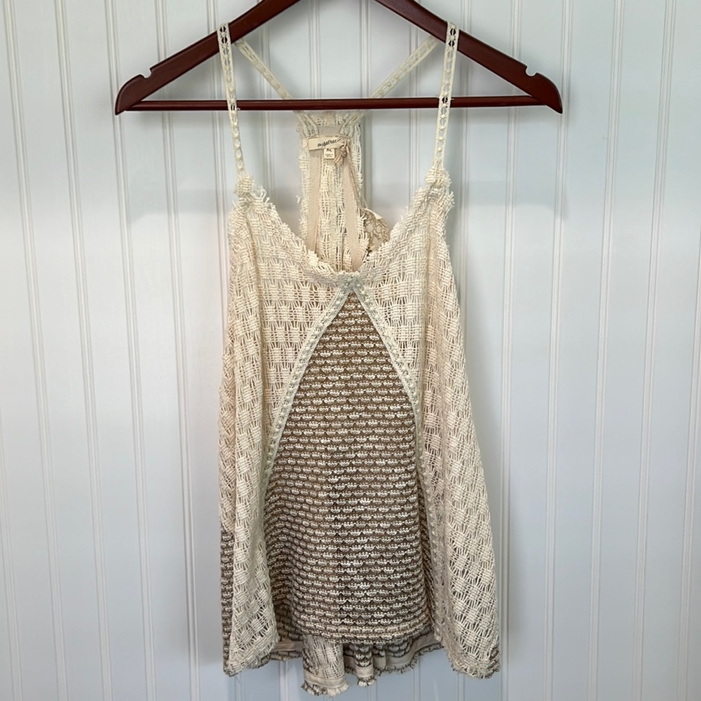 Mystree Racer Back Crochet Top - Picture 1 of 9